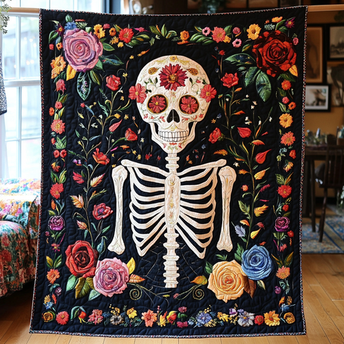 Eternal Life Quilted Blanket - Throw (55" x 60")