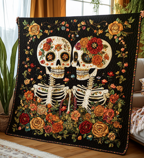 Eternal Love Quilted Blanket - Throw (55" x 60")