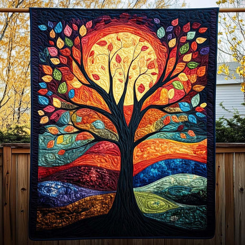 Eternal Seasons Quilted Blanket - Throw (55" x 60")
