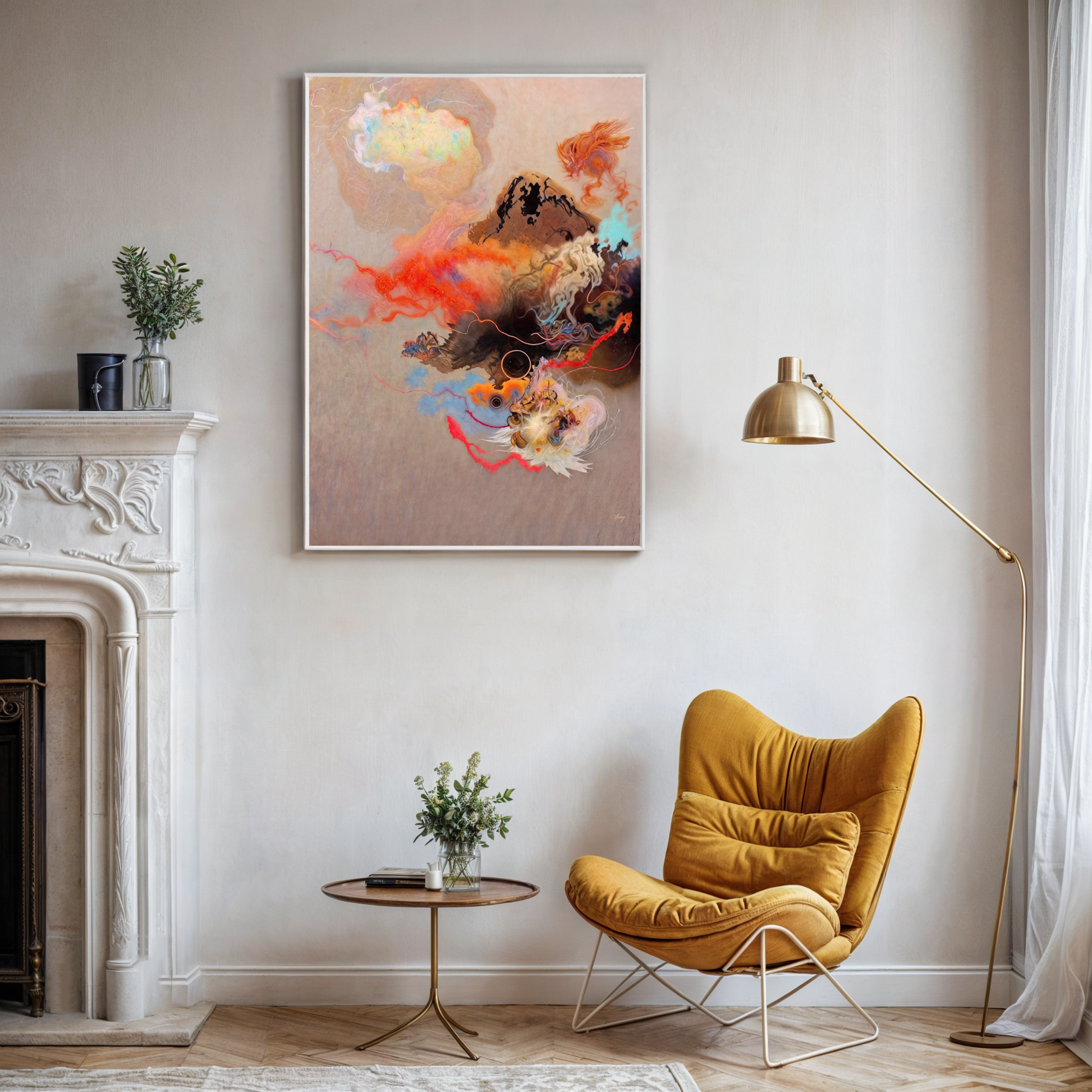 Canvas Print: "Ethereal Unfolding"
