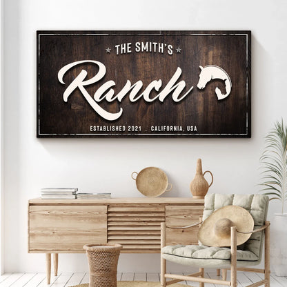 Family Ranch Sign