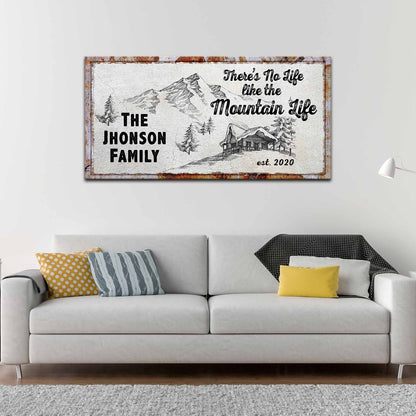 Family Mountain Life Sign