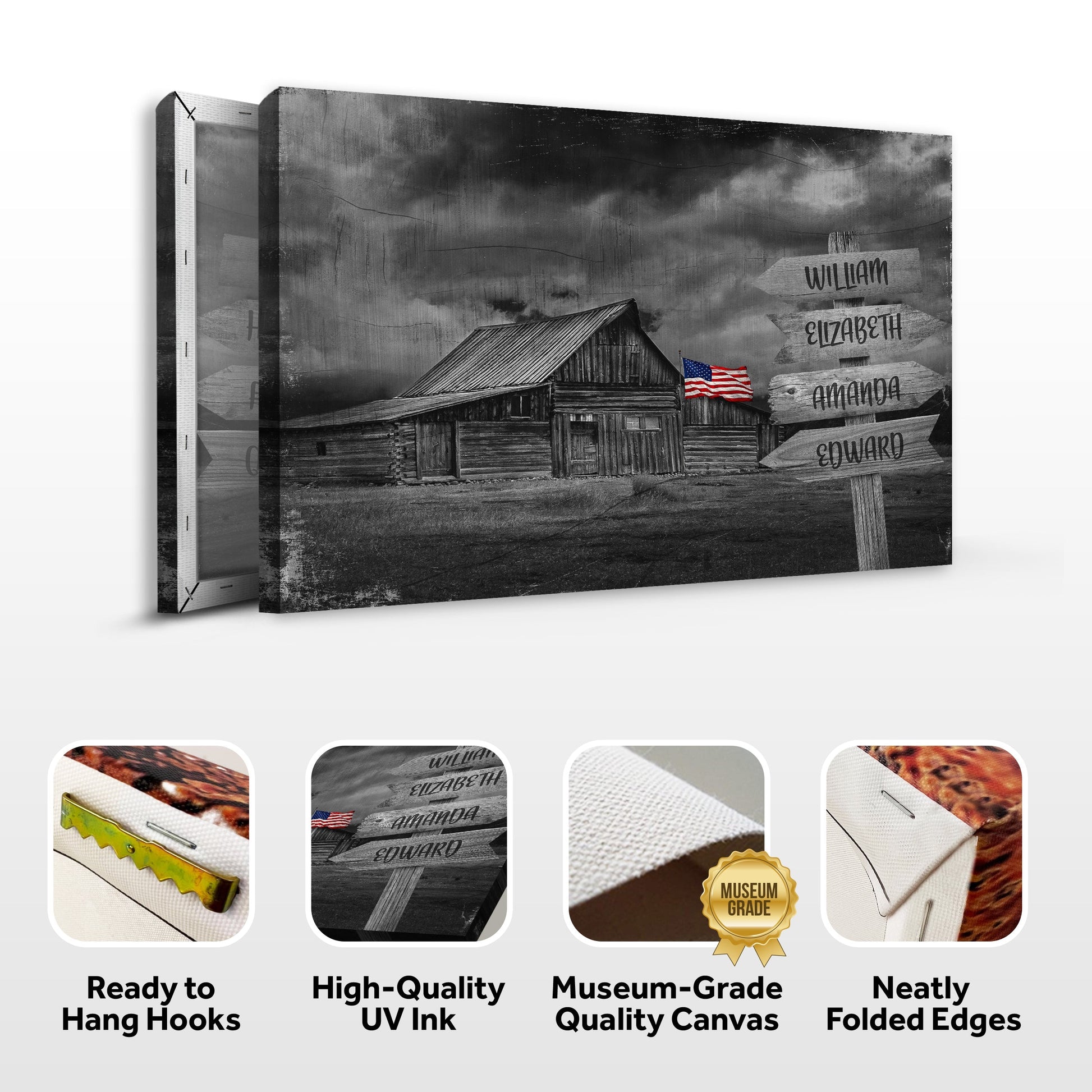 American Family Barn Name Sign