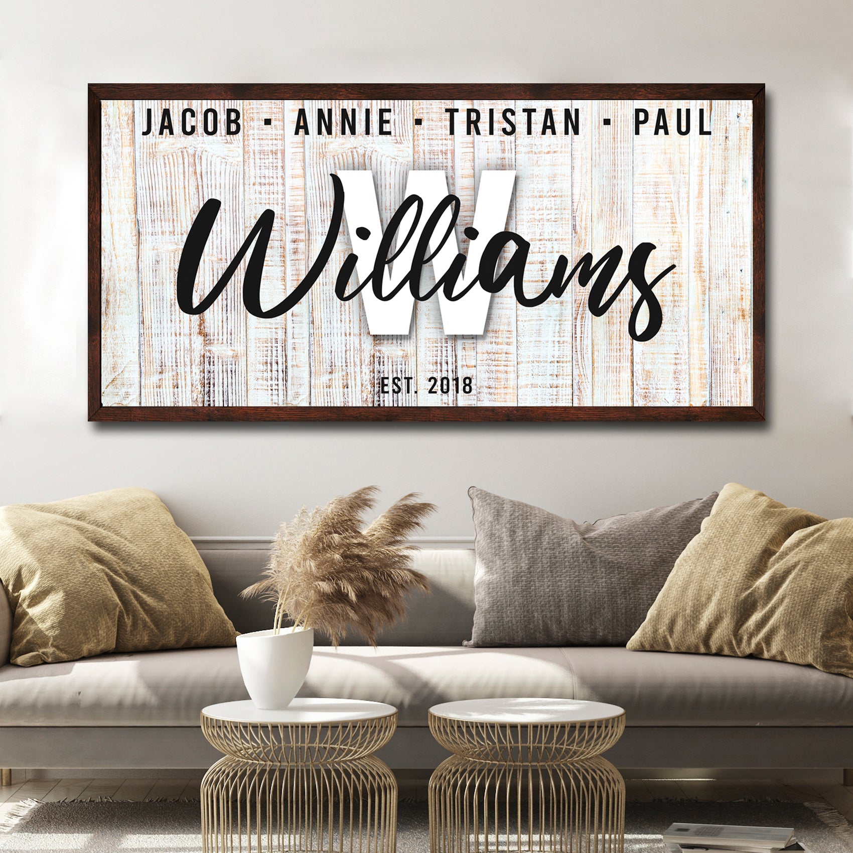 Family Wood Sign III