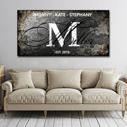 Family Sign XVIII
