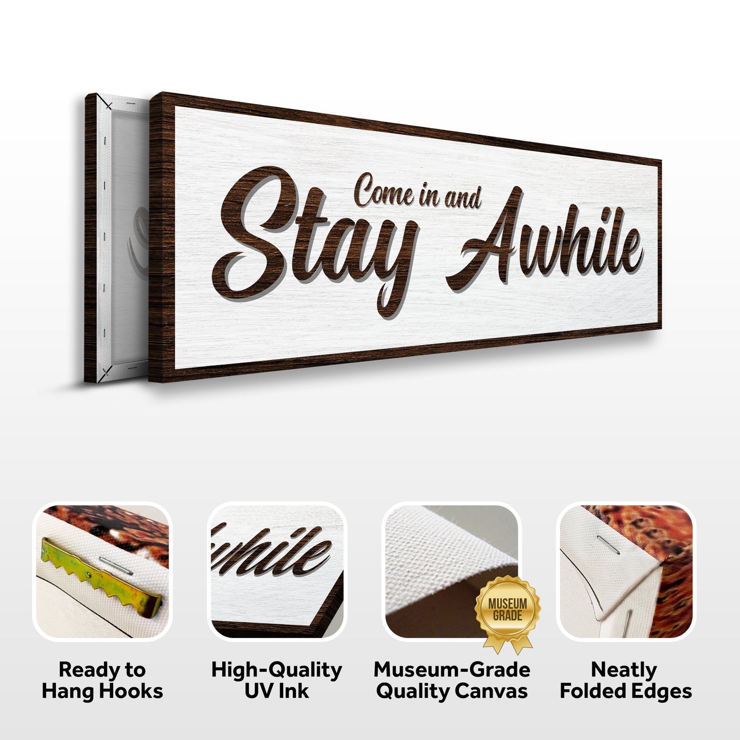 Come In & Stay Awhile Sign