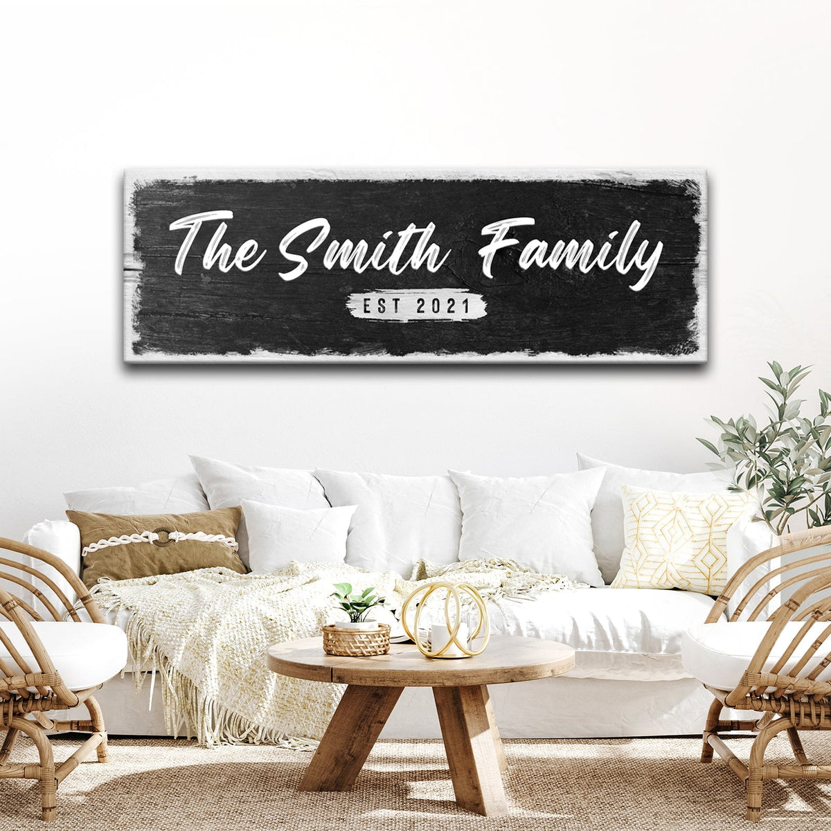 Family Name Sign - Wood Sign II
