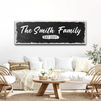Family Name Sign - Wood Sign II