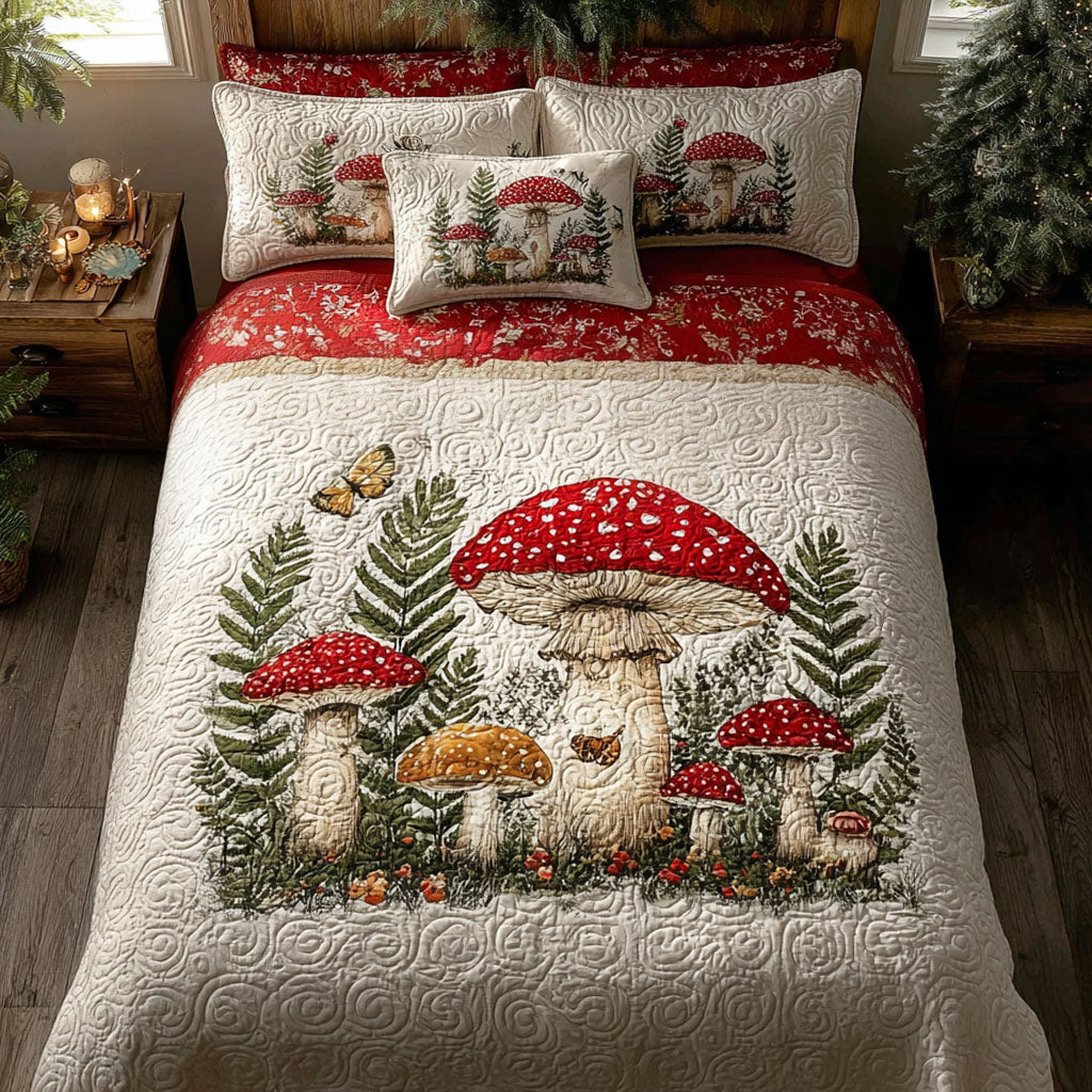 Fable Woods 3-Piece Quilted Bedding Set - Single (59" x 70")