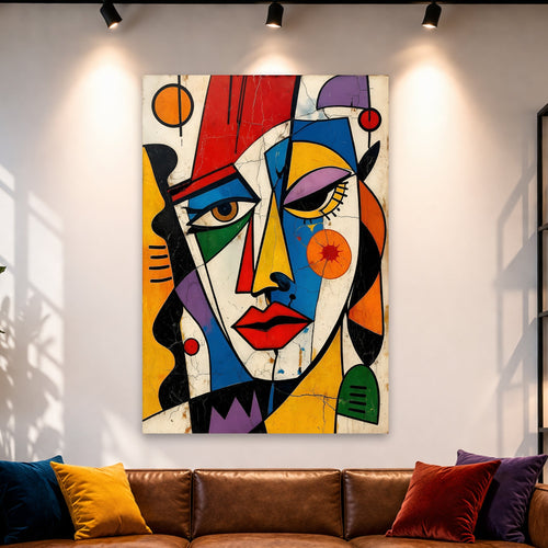 Modern Abstract Face Expression