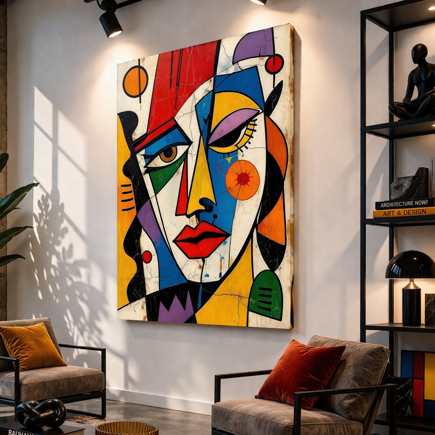 Modern Abstract Face Expression