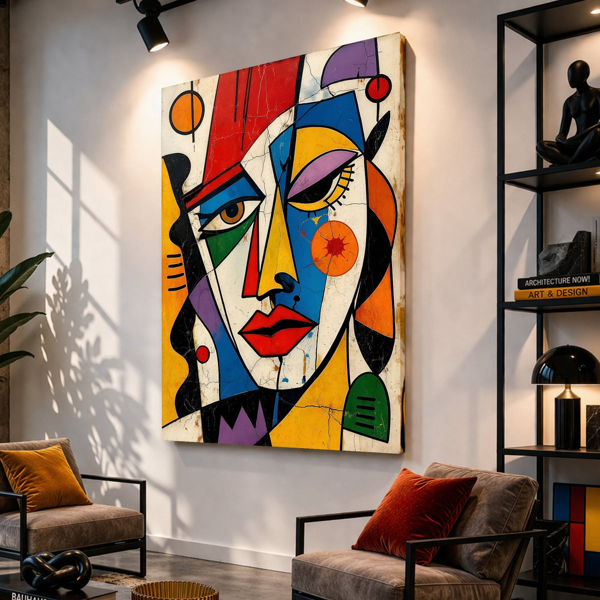 Modern Abstract Face Expression