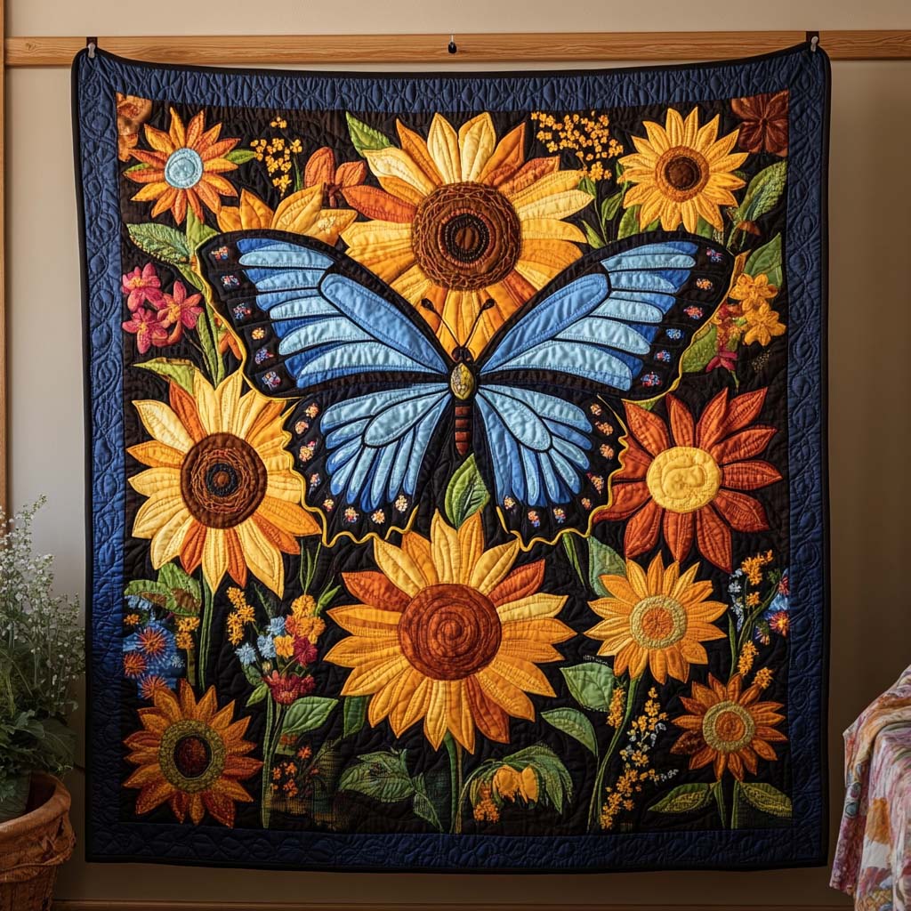 Fairy Flitter Quilted Blanket - Throw (55" x 60")