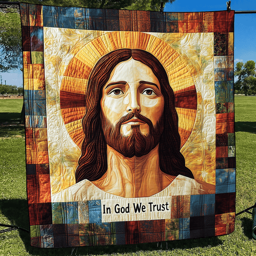 Faithful Embrace Quilted Blanket - Throw (55" x 60")