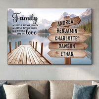 Family A Whole Lot Of Love Wall Sign