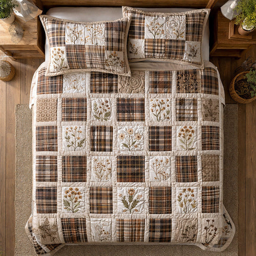 Farmhouse Lace 3-Piece Quilted Bedding Set - Single (59" x 70")