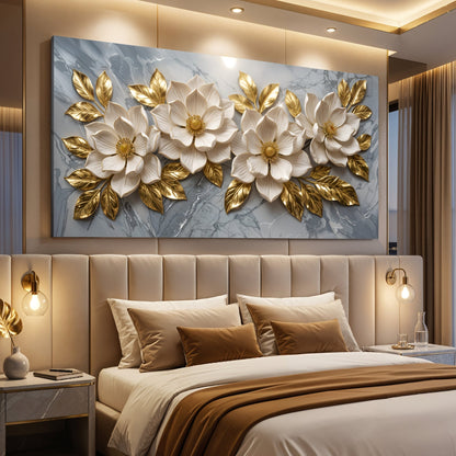 Elegant Floral Gold Bloom