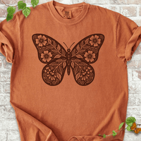 Floral Butterfly T-Shirt