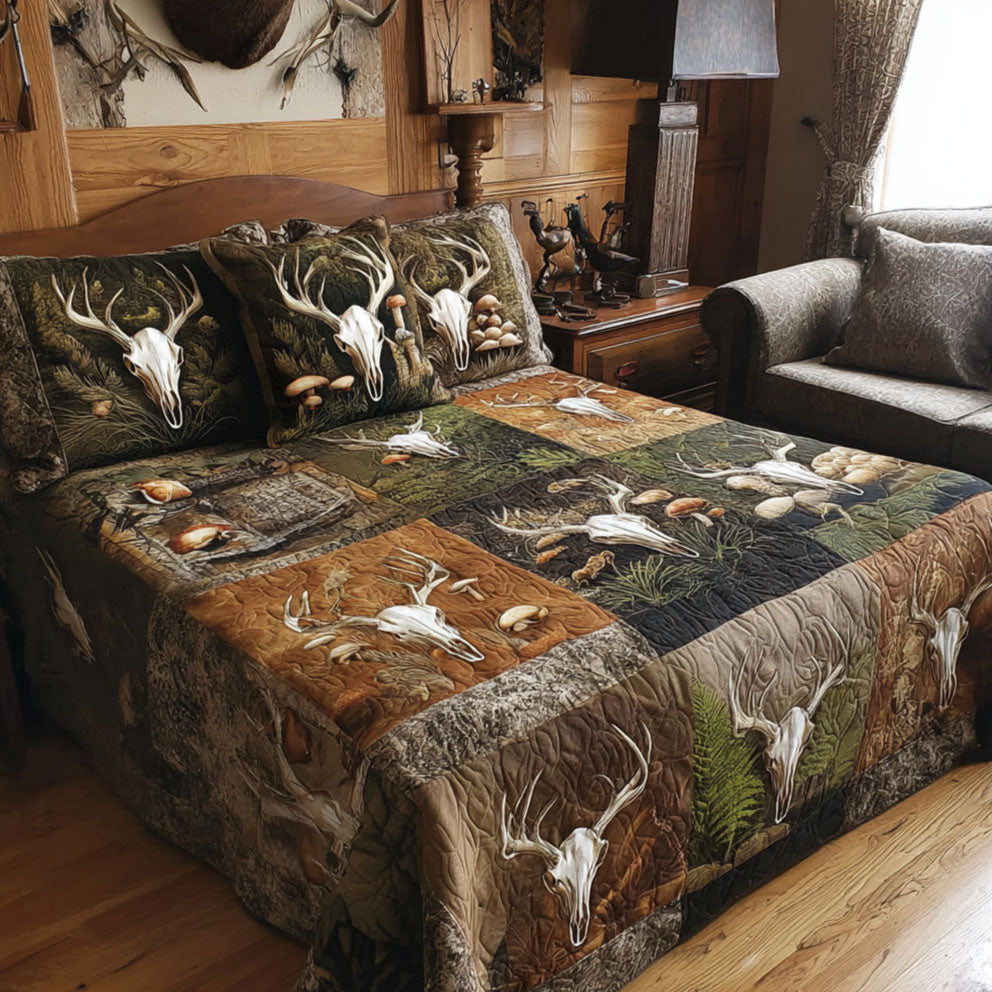 Forest Ridge 3-Piece Quilted Bedding Set - Single (59" x 70")