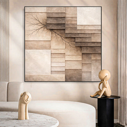 Fractured Earth Layers Wall Art