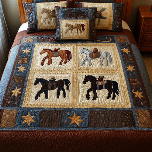 Frontier Parade 3-Piece Quited Bedding Set - Single (59" x 70")