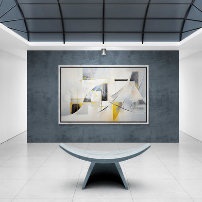 Canvas Print: "Geometric Whispers"