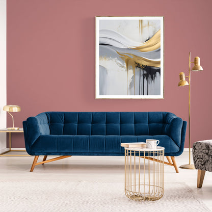 Canvas Print: "Gilded Flow"
