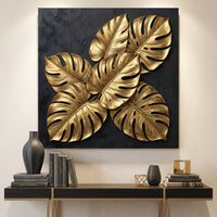 Gold Leaf - 23"x23" - canvas
