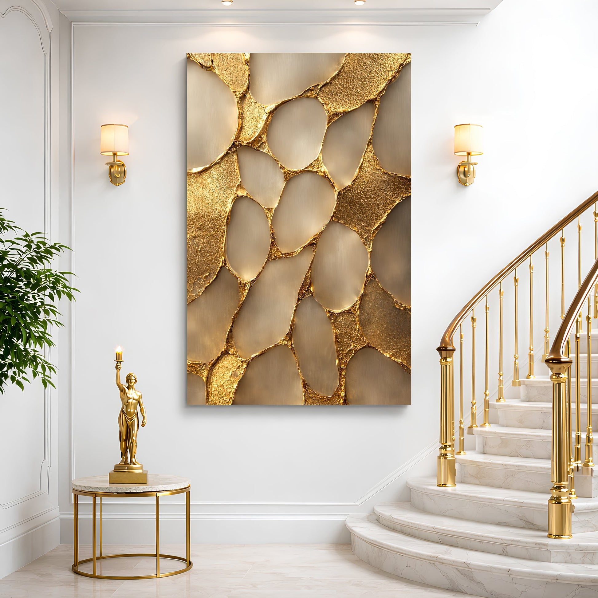 Gold Vein - 36"x24" - canvas