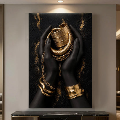 Golden Grace - canvas
