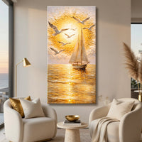 Golden Horizon Sailboat