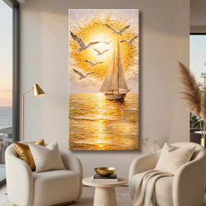 Golden Horizon Sailboat