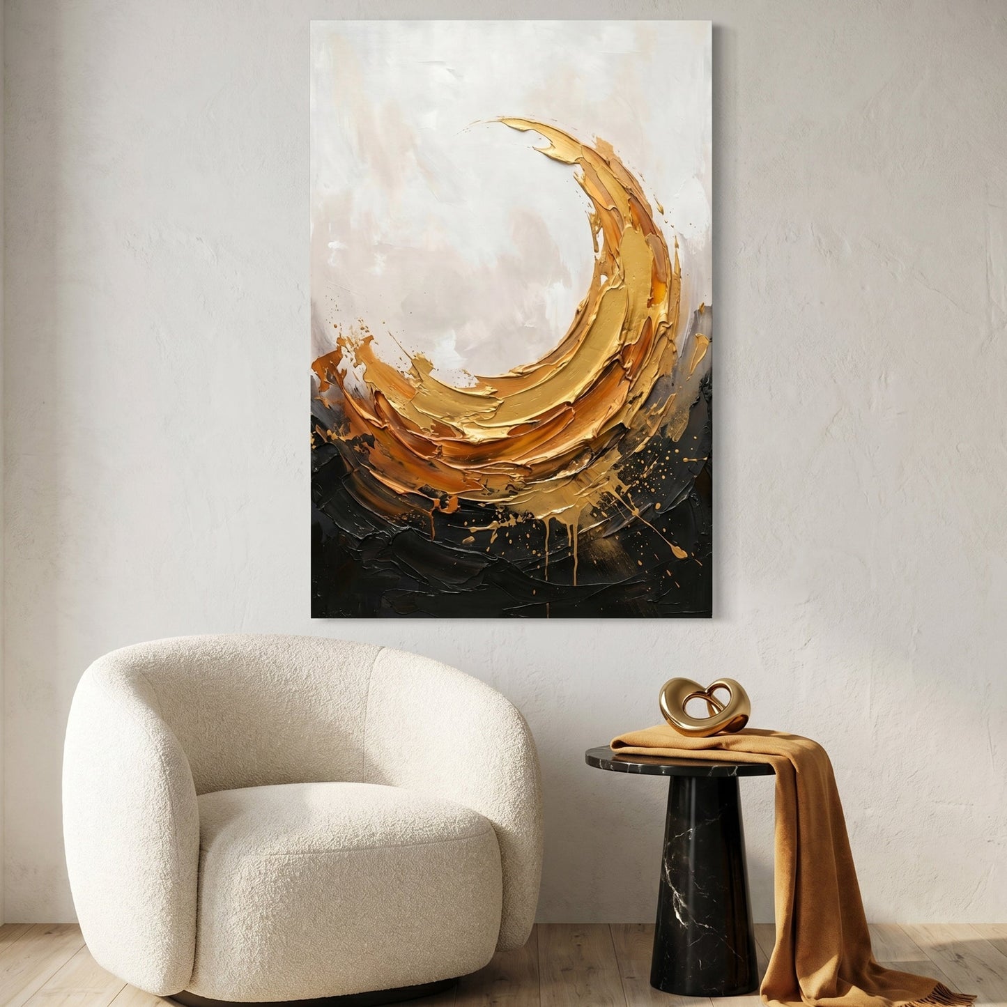 Golden Light Abstract