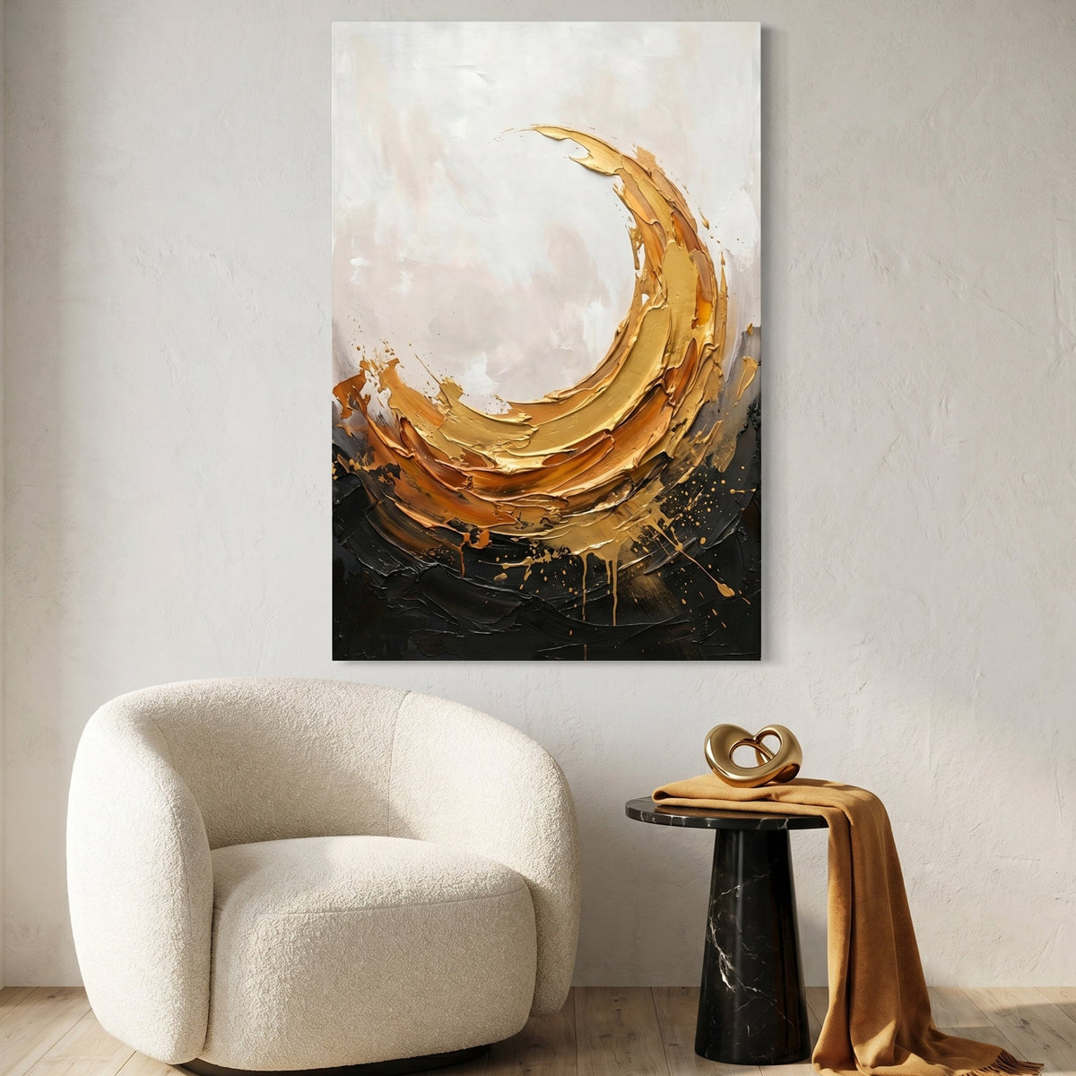 Golden Light Abstract