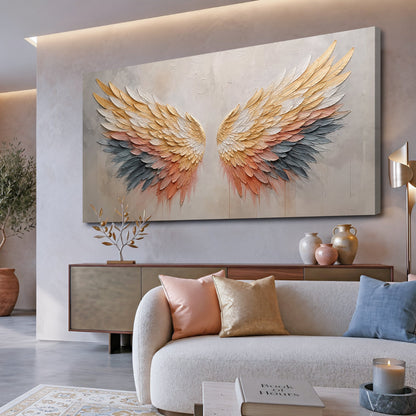 Ethereal Golden Wings