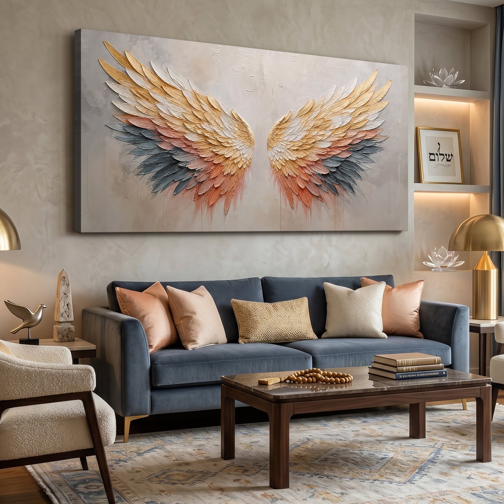 Ethereal Golden Wings