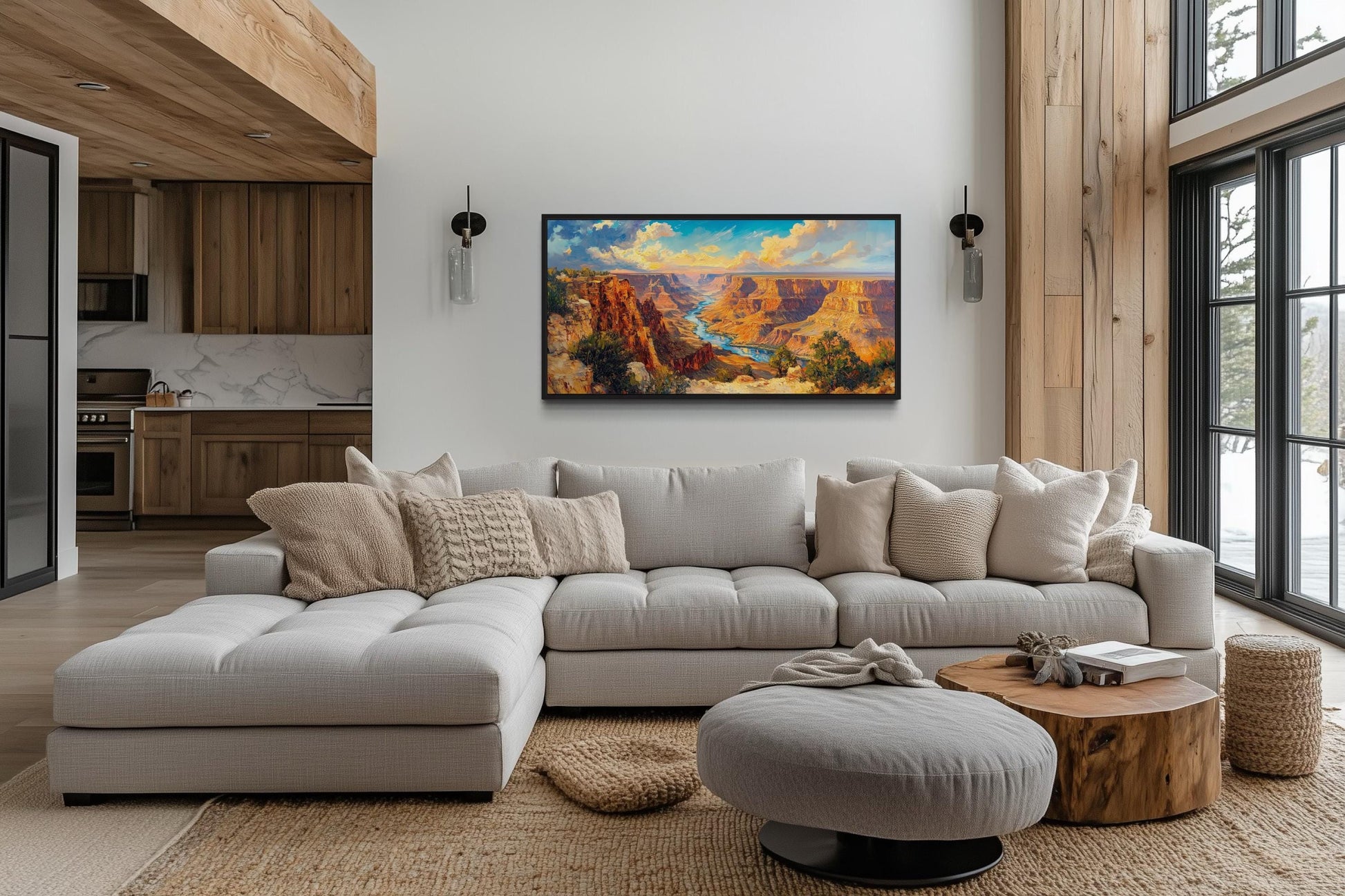 Grand Canyon Framed Cavas Wall Art
