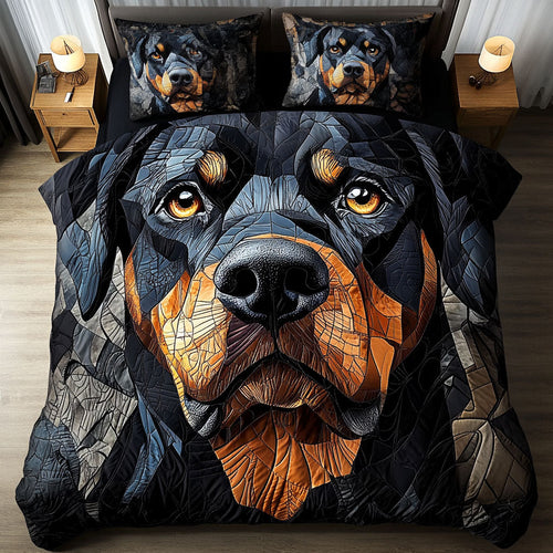 Guardian Gaze 3-Piece Quilted Bedding Set - Single (59" x 70")