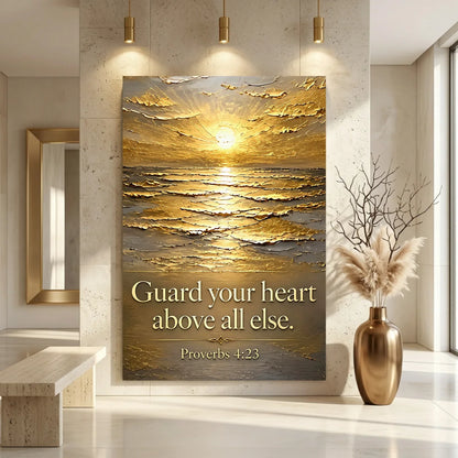 Guard Your Heart Above All Else - Proverbs 4:23