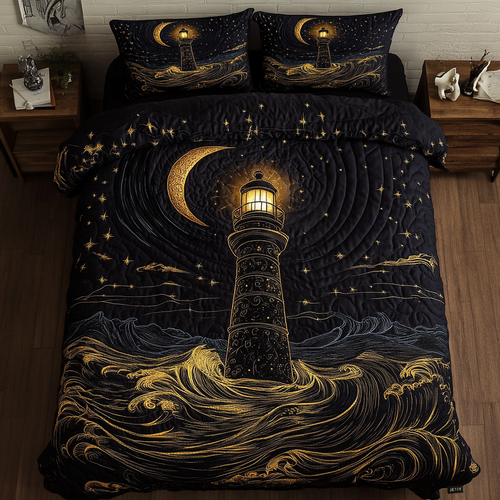 Guiding Light 3-Piece Quilted Bedding Set - Single (59" x 70")