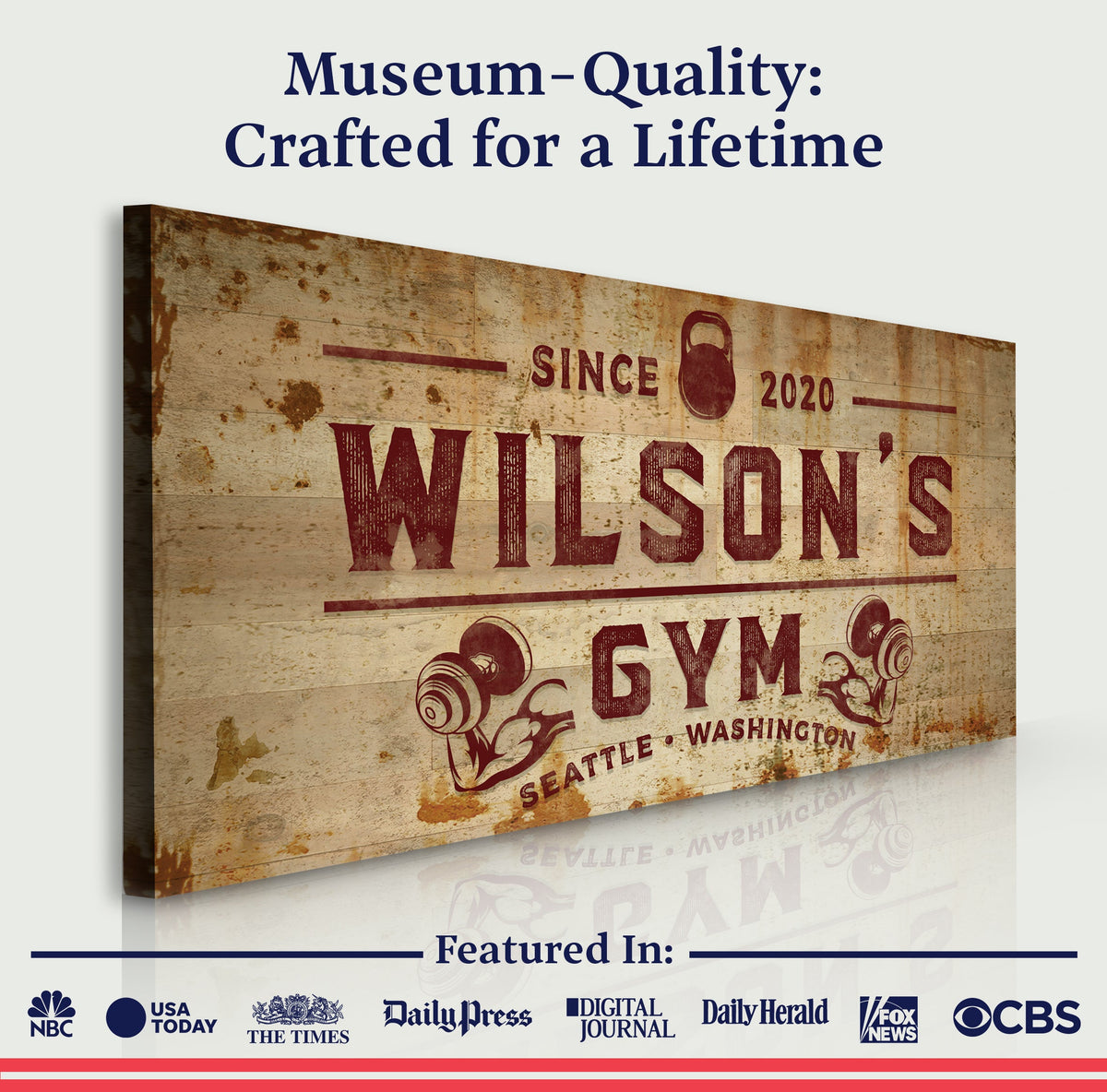 Gym Sign XIV - canvas