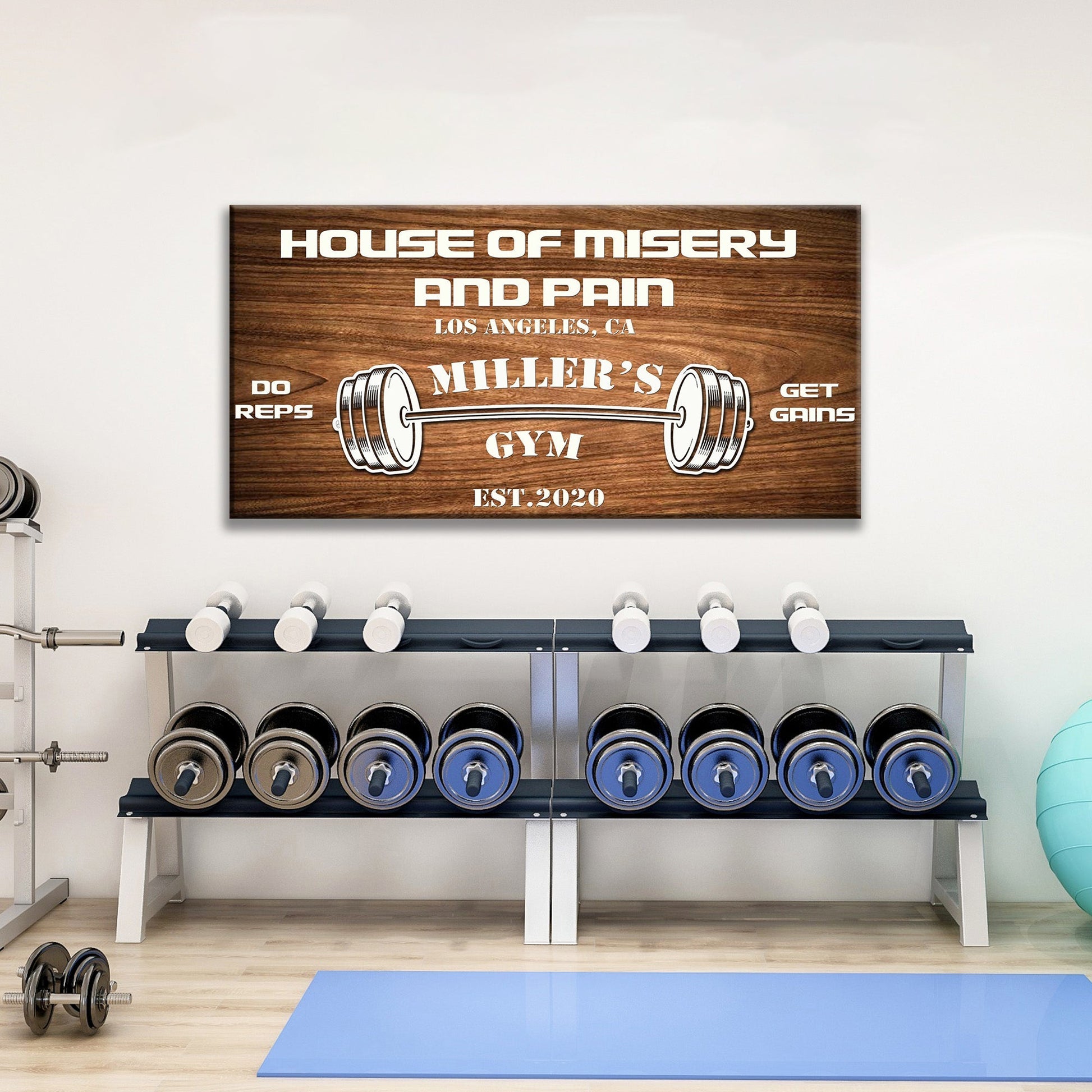 Gym Sign XII - canvas
