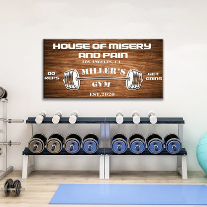 Gym Sign XII - canvas