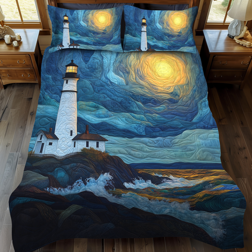 Harbor of Hope 3-Piece Quilted Bedding Set - Single (59" x 70")