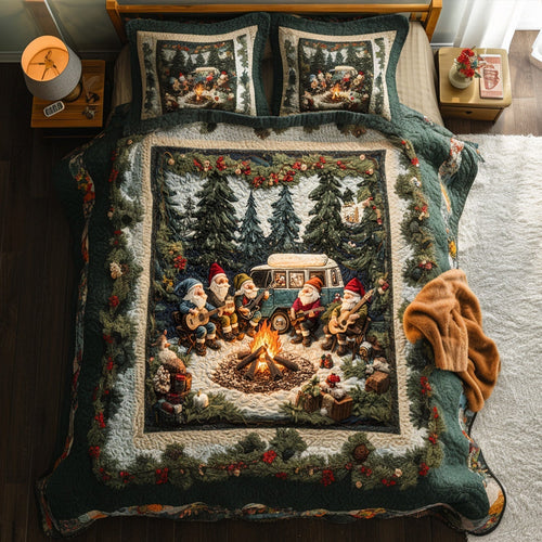 Harmony in the Pines 3-Piece Quilted Bedding Set - Single (59" x 70")