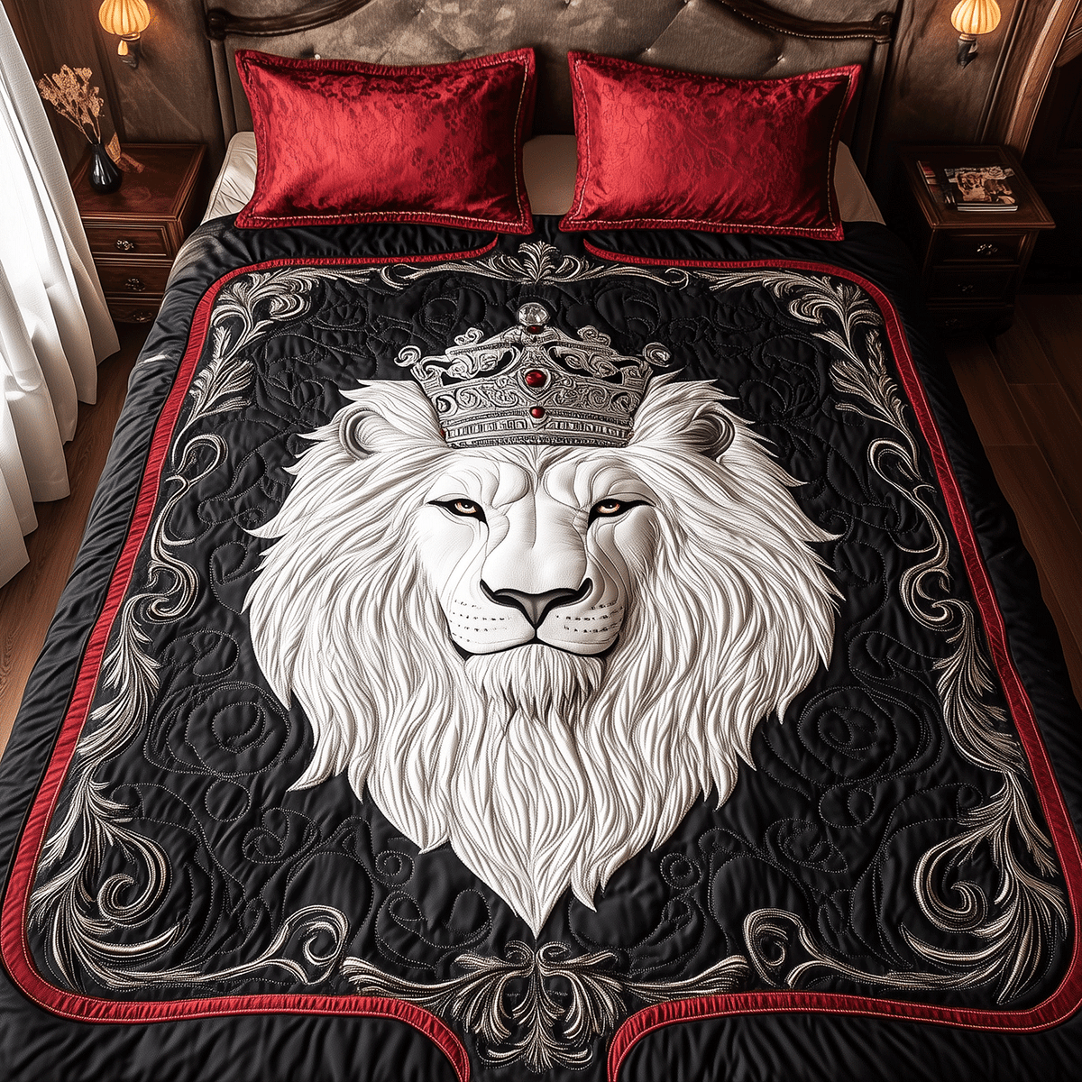 Hearth and Harvest 3-Piece Quilted Bedding Set - Single (59" x 70")
