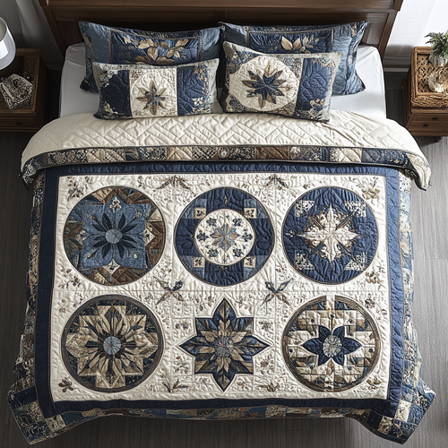 Heirloom Thread 3-Piece Quilted Bedding Set - Single (59" x 70")