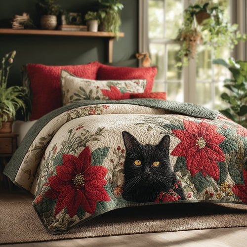 Holiday Haven 3-Piece Quilted Bedding Set - Single (59" x 70")