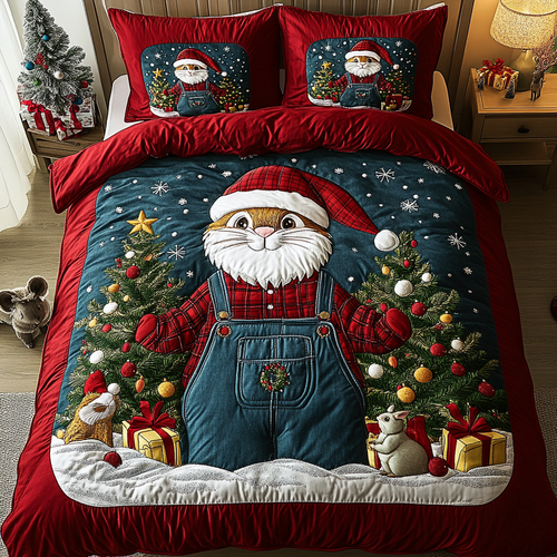 Holly Hopper Joy 3-Piece Quilted Bedding Set - Single (59" x 70")