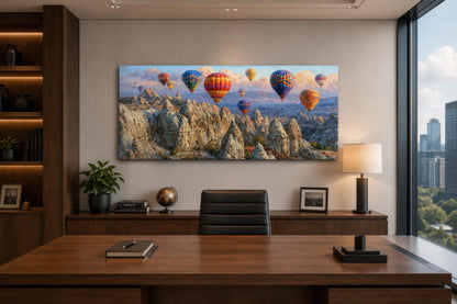 Hot Air Balloon Wall Art - Cappadocia Canvas Print